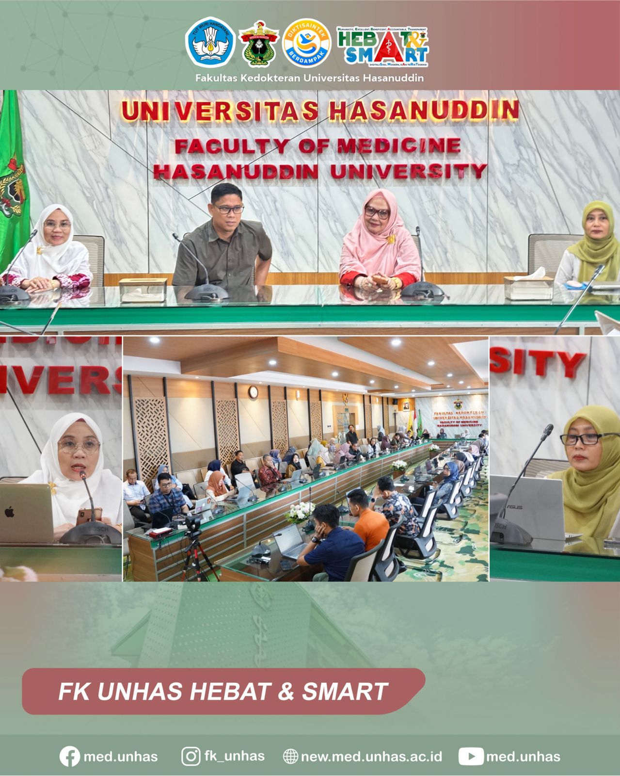 FK Unhas Gelar Workshop Monitoring Pasca Audit Mutu Internal (AMI) Triwulan I, Perkuat Komitmen Peningkatan Mutu