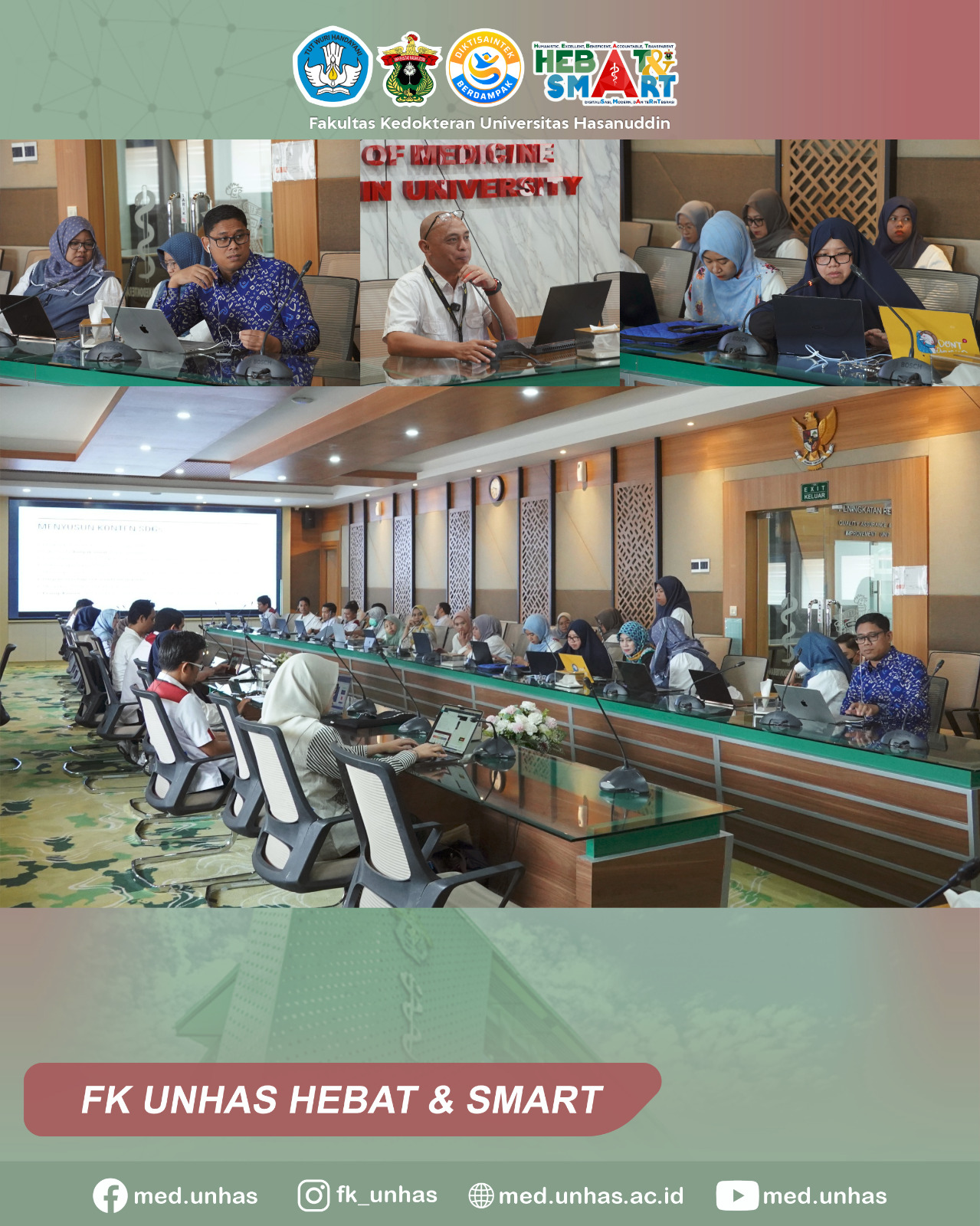 FK Unhas Gelar Workshop Peningkatan Kapasitas Humas dalam Publikasi Kegiatan SDGs