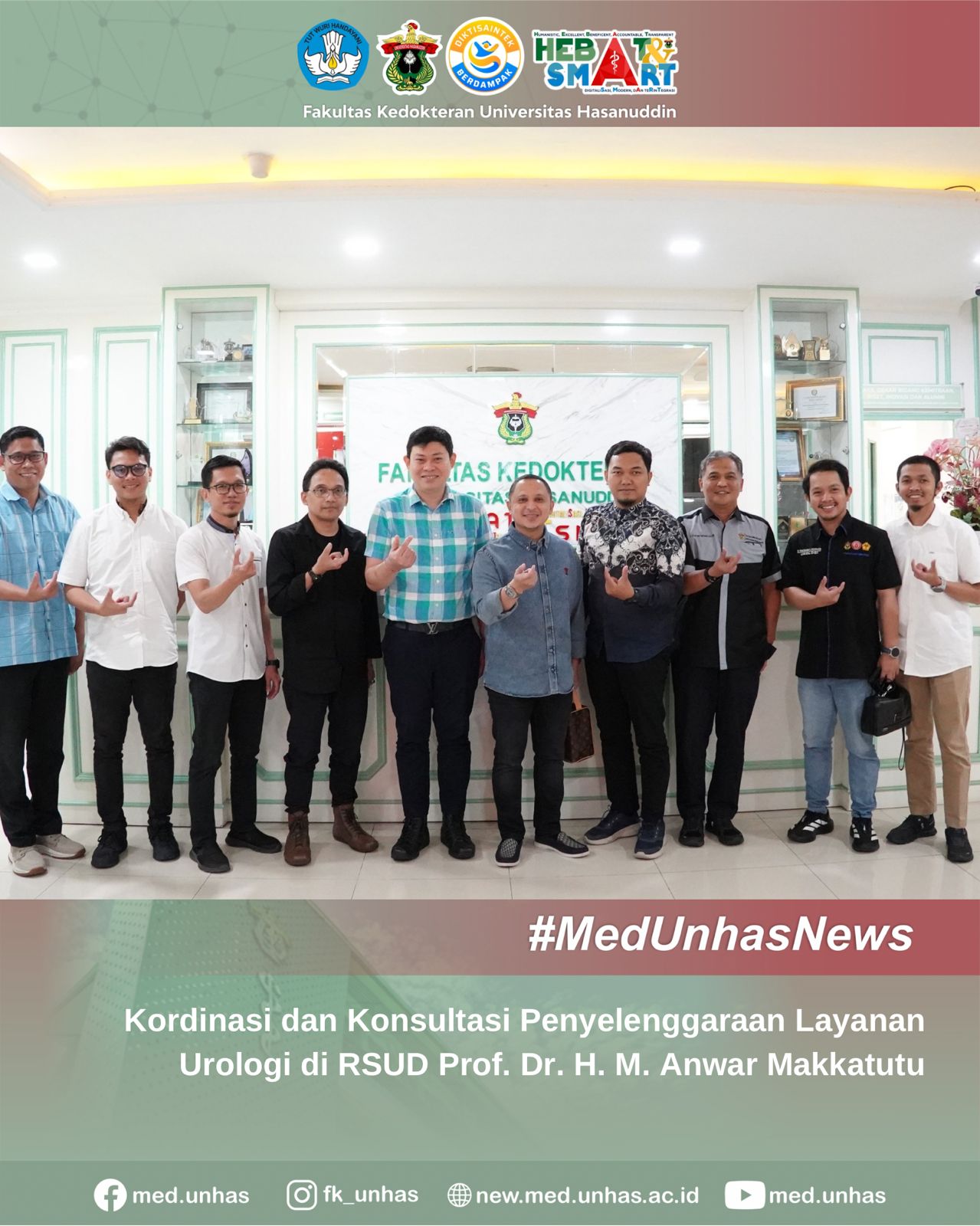 KOORDINASI DAN KONSULTASI PENYELENGGARAAN LAYANAN UROLOGI DI RSUD PROF. DR. H. M. ANWAR MAKKATUTU