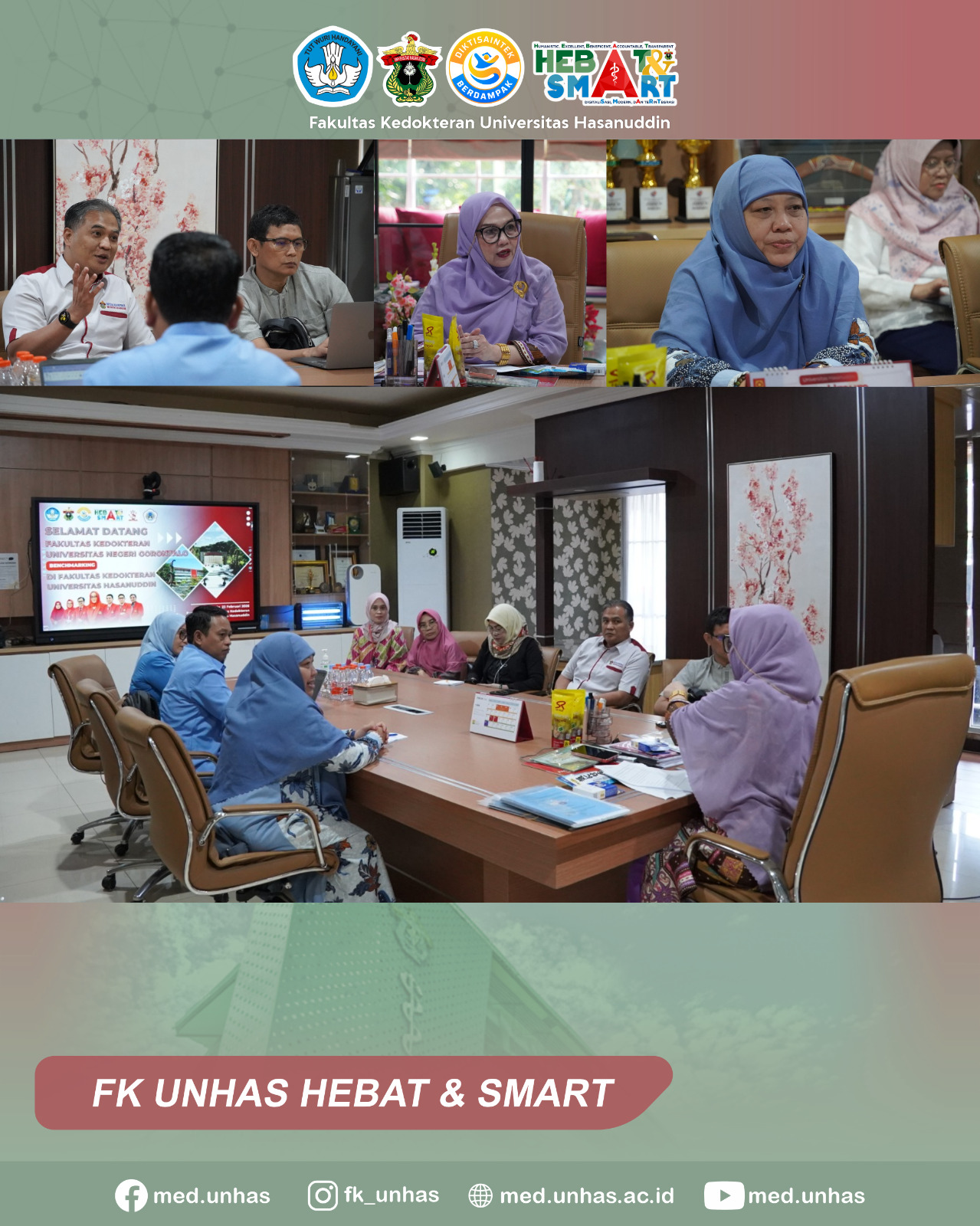 Kegiatan Benchmarking Universitas Negeri Gorontalo di Fakultas Kedokteran Unhas Terkait Pembukaan Program Studi Anestesiologi