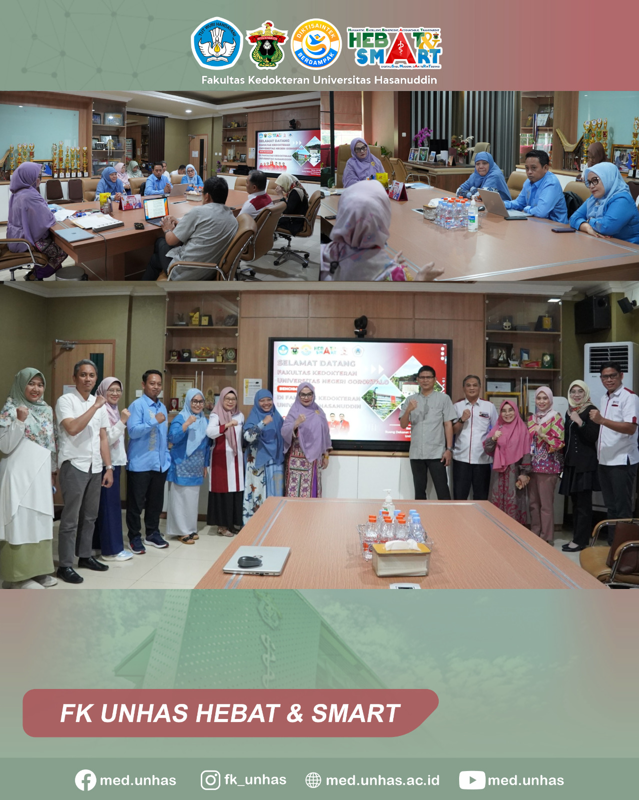Kegiatan Benchmarking Universitas Negeri Gorontalo di Fakultas Kedokteran Unhas Terkait Pembukaan Program Studi Anestesiologi