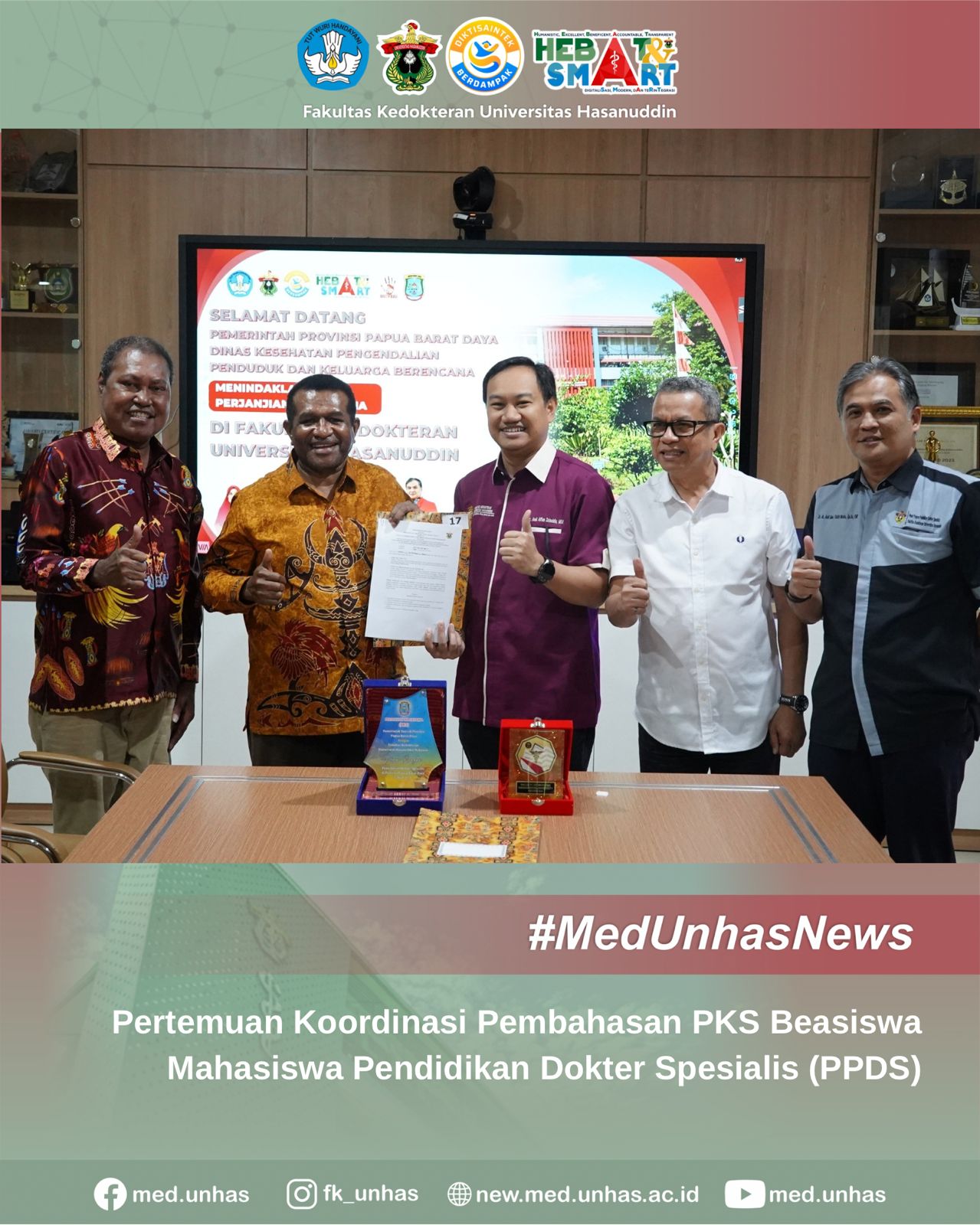 Pertemuan Koordinasi Pembahasan PKS Beasiswa Mahasiswa Pendidikan Dokter Spesialis (PPDS)