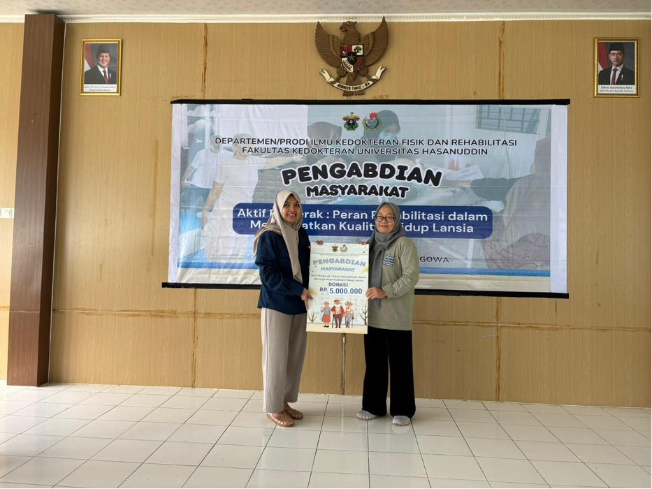 Departemen IKFR FK Unhas Gelar Pengabdian Masyarakat “Aktif Bergerak : Peran Rehabilitasi dalam Meningkatkan Kualitas Hidup Lansia”