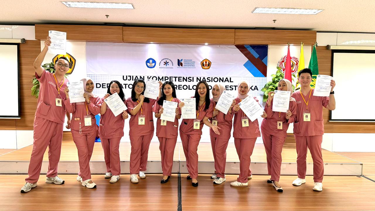 PDS Dermatologi, Venereologi, dan Estetika FK Unhas Raih Prestasi Gemilang pada Ujian Nasional OSCE 2026