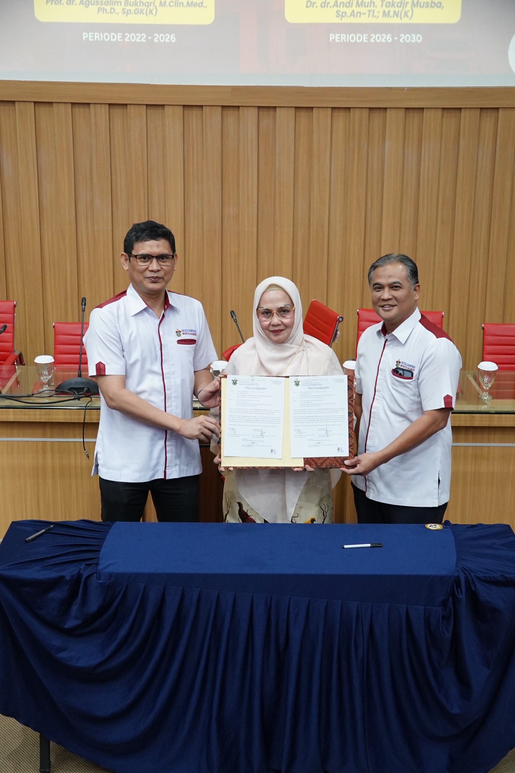 FK Unhas Gelar Sertijab Wakil Dekan dan Ketua GPM-PR Periode 2026–2030