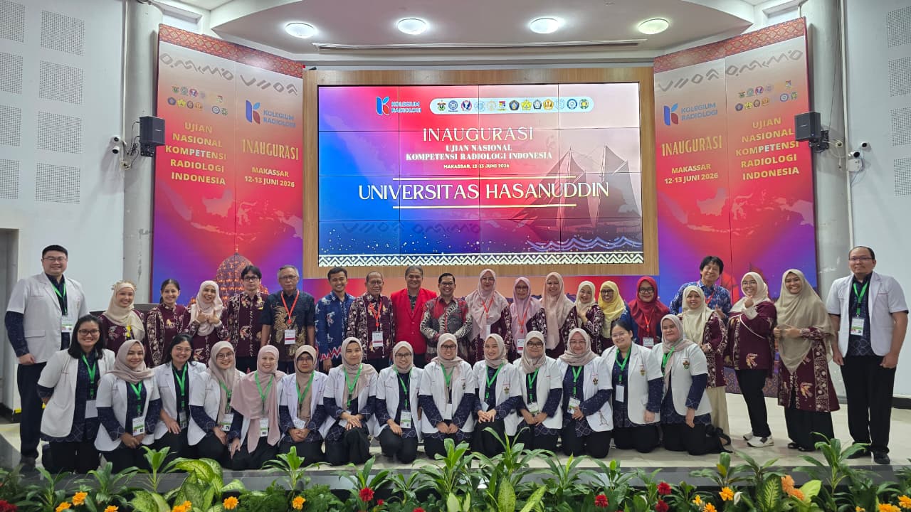 FK Unhas Jadi Tuan Rumah Ujian Nasional Radiologi Indonesia 2026, PPDS Radiologi FK Unhas Raih Kelulusan 100 Persen