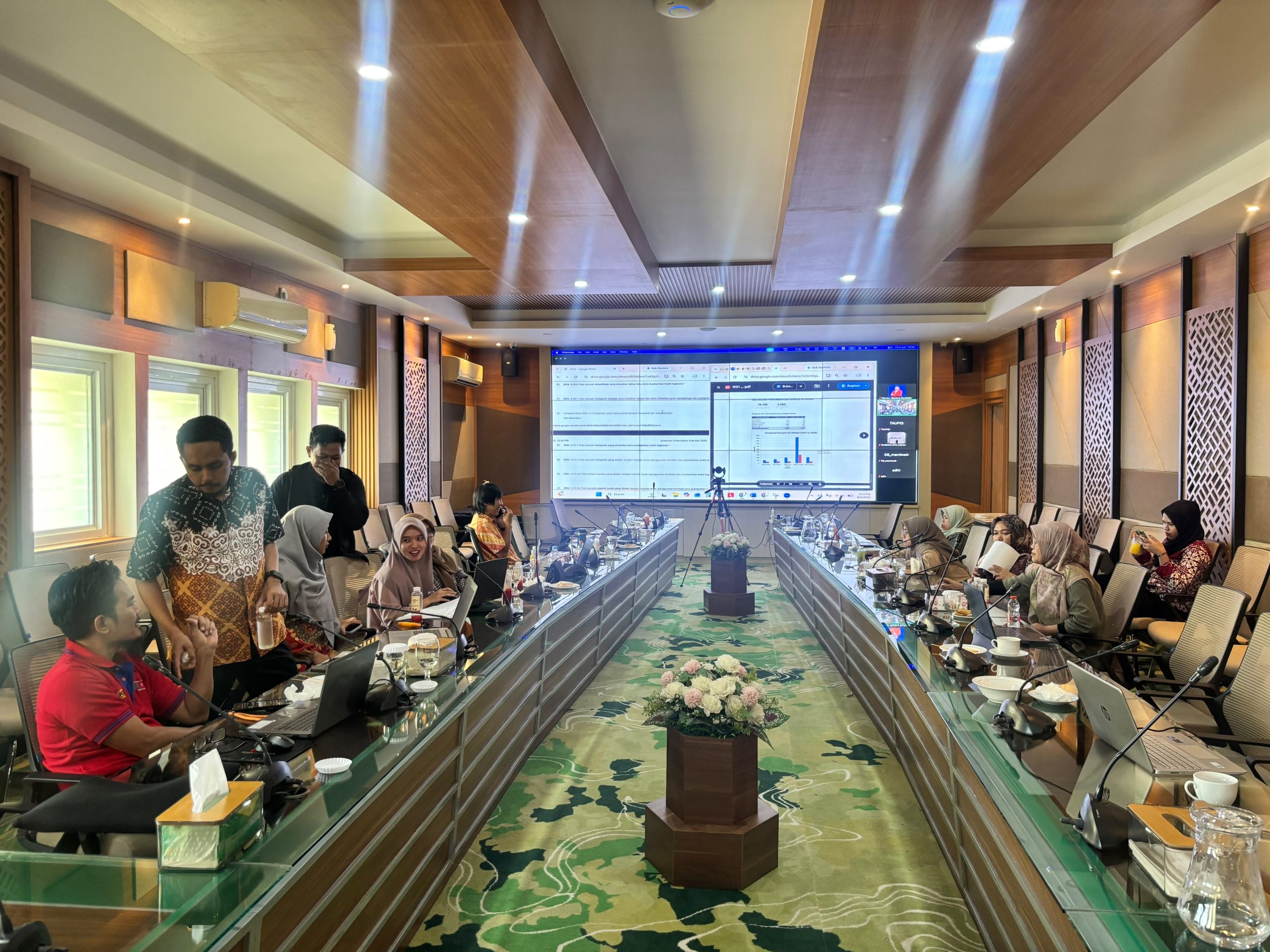 FK Unhas Gelar Pendampingan dan Review UI GreenMetric Menuju Kampus Berkelanjutan
