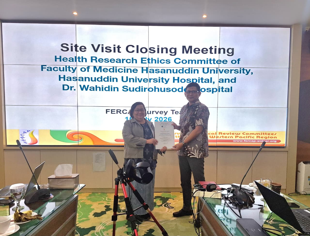 FK Unhas Terima Kunjungan Survei Rekognisi FERCAP 2026