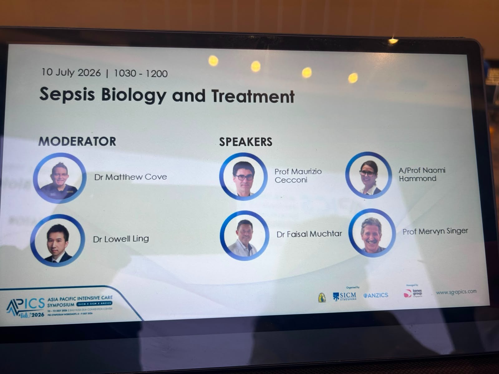 Ketua Program Studi Subspesialis Anestesiologi dan Terapi Intensif FK Unhas Menjadi Pembicara pada Asia Pacific Intensive Care Symposium (APICS) 2026