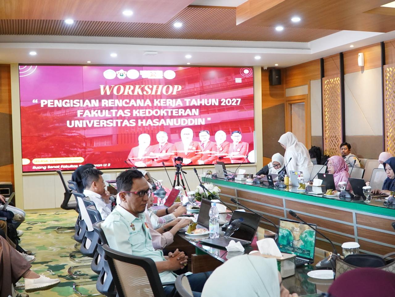 FK Unhas Gelar Workshop Pengisian Rencana Kerja Tahun 2027