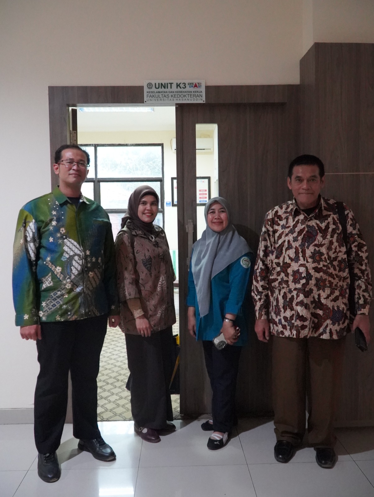 Kunjungan Benchmarking Sekolah Vokasi Universitas Terbuka ke FK Unhas, Perkuat Penerapan K3 di Lingkungan Perguruan Tinggi