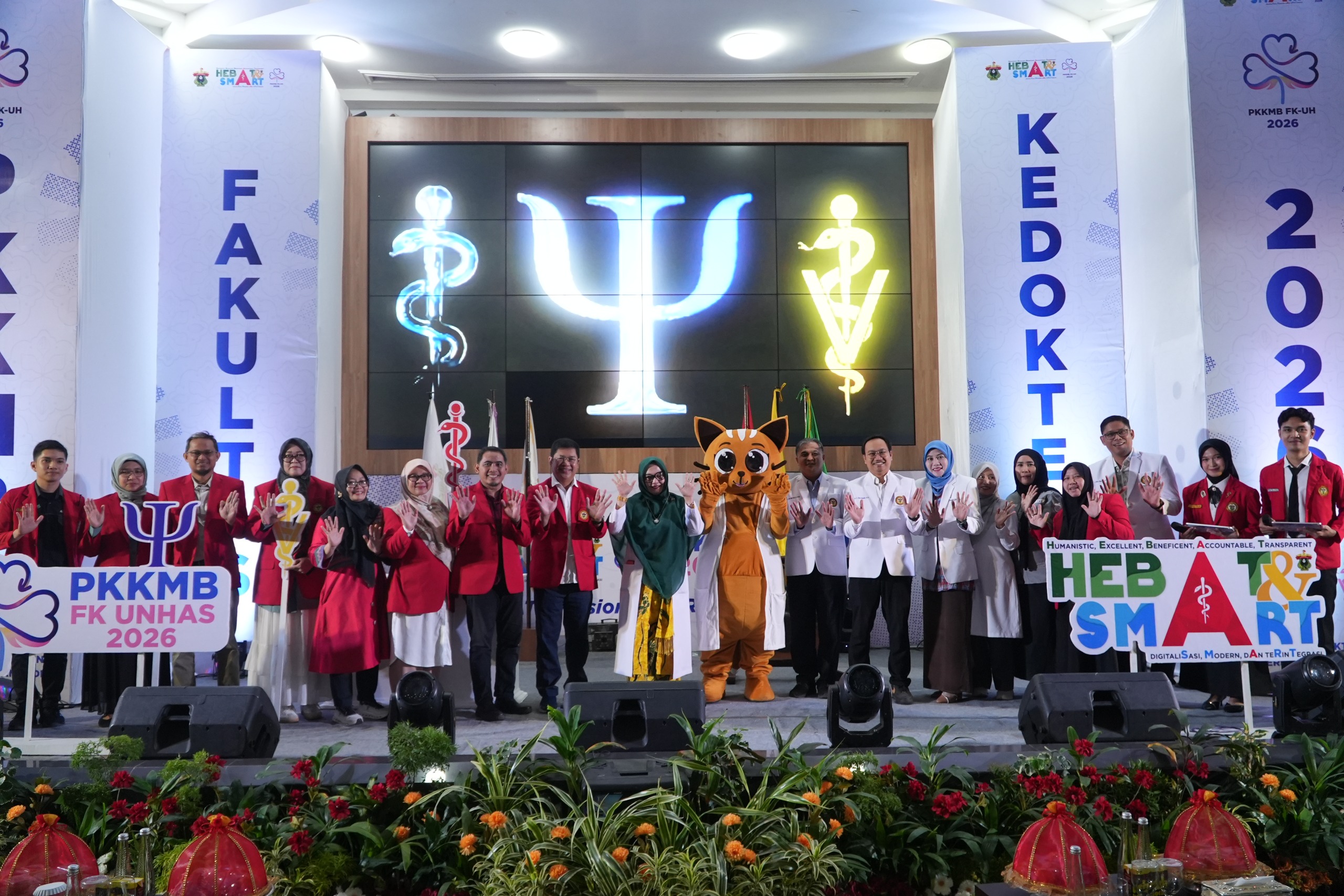 Sambut Generasi Emas Kedokteran, FK Unhas Gelar PKKMB 2026 dengan Semangat “HEBAT & SMART Vol. 2”