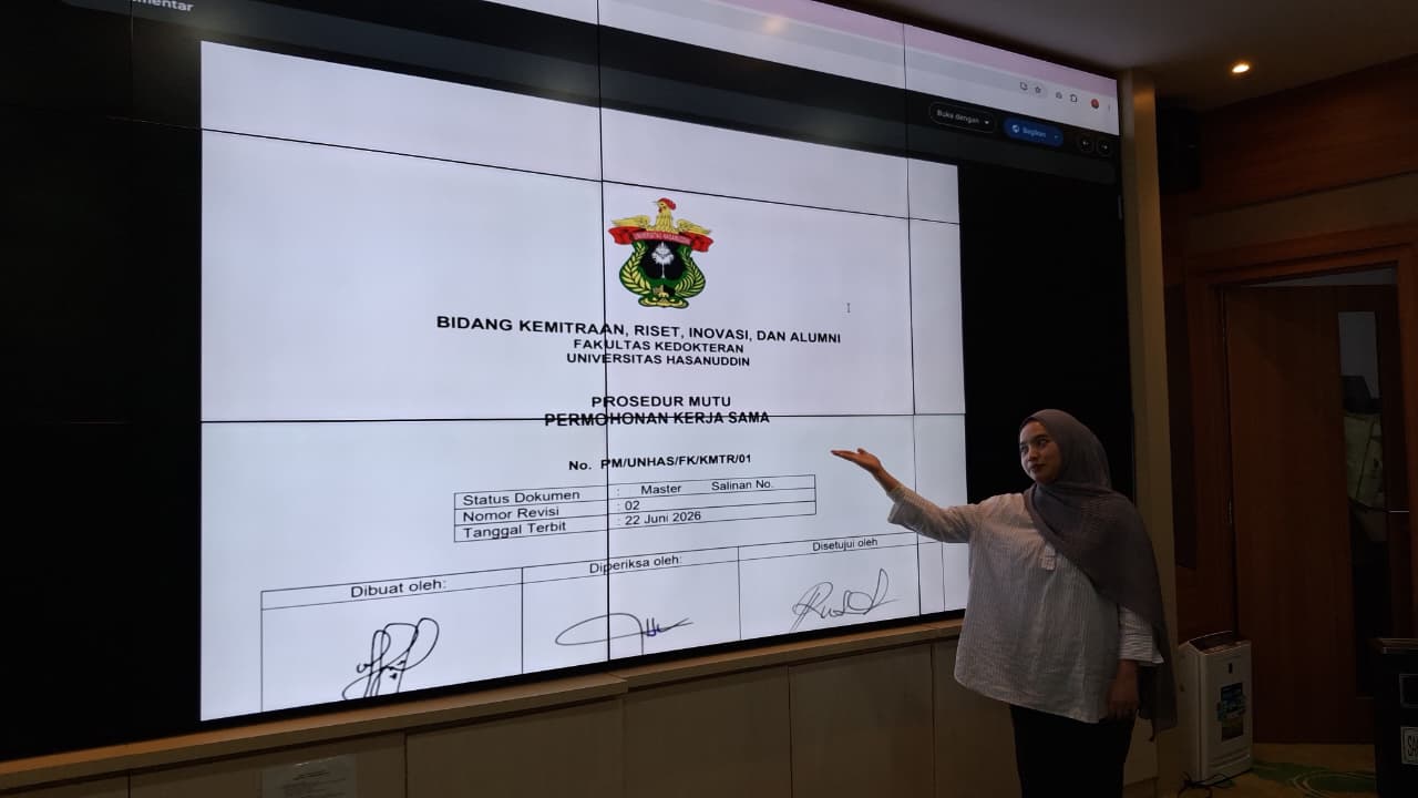 Fakultas Kedokteran Unhas Laksanakan Monitoring dan Evaluasi Pembaruan SOP sebagai Penguatan Implementasi Zona Integritas