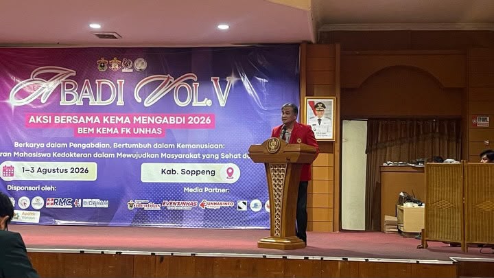 Wakil Dekan Bidang Akademik dan Kemahasiswaan FK Unhas Dorong Penguatan Kolaborasi melalui ABADI Vol. 5 di Kabupaten Soppeng
